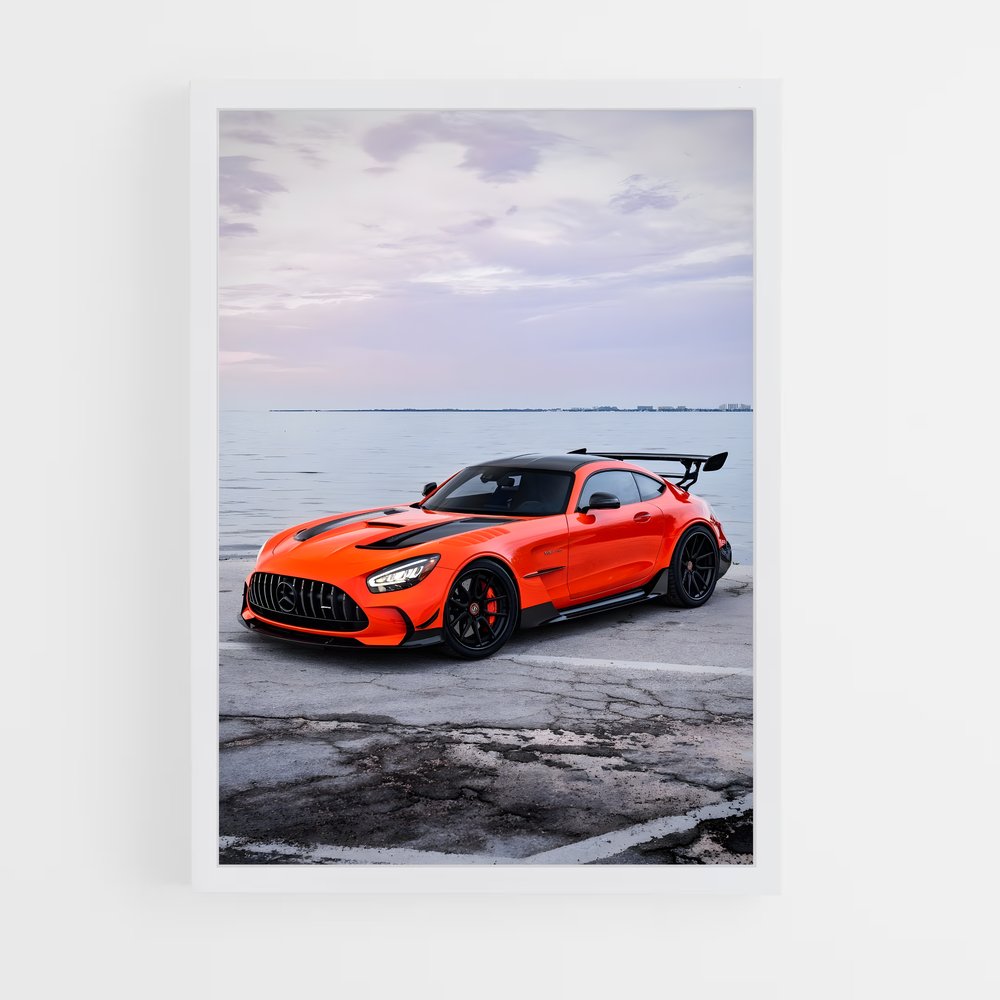 Poster Surf & Speed – affiche Mercedes (vue 3)